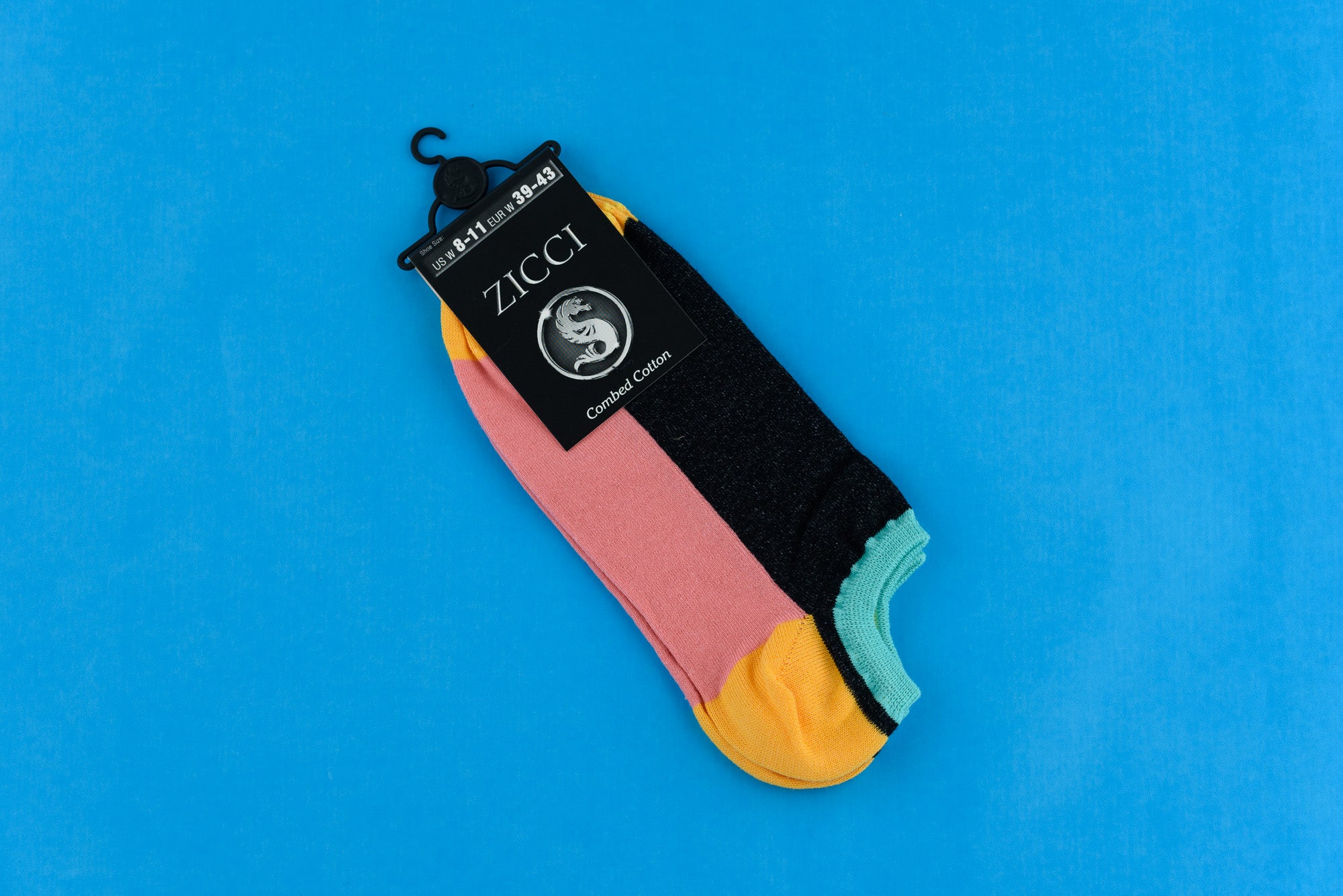 Long Lines Short Socks - Color Black