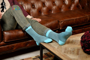 Fancy Socks New York Gift Box-Colors Blue,Brown-4 Pairs