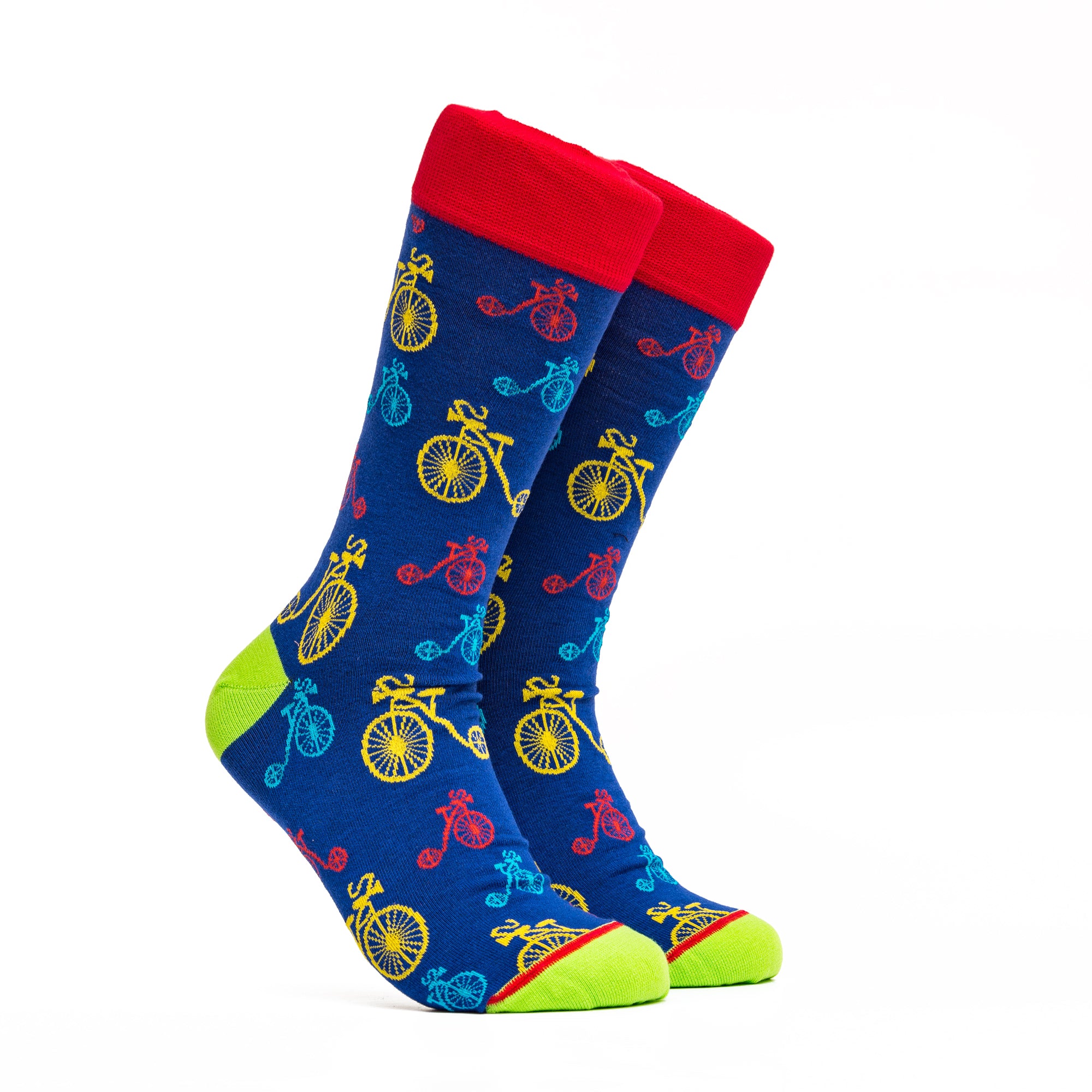 Historic Bicycle Socks - Color Blue