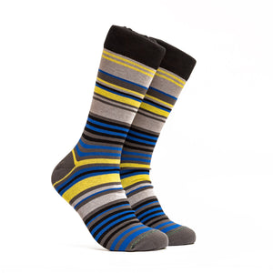 Stripe Ken Socks - Color Blue