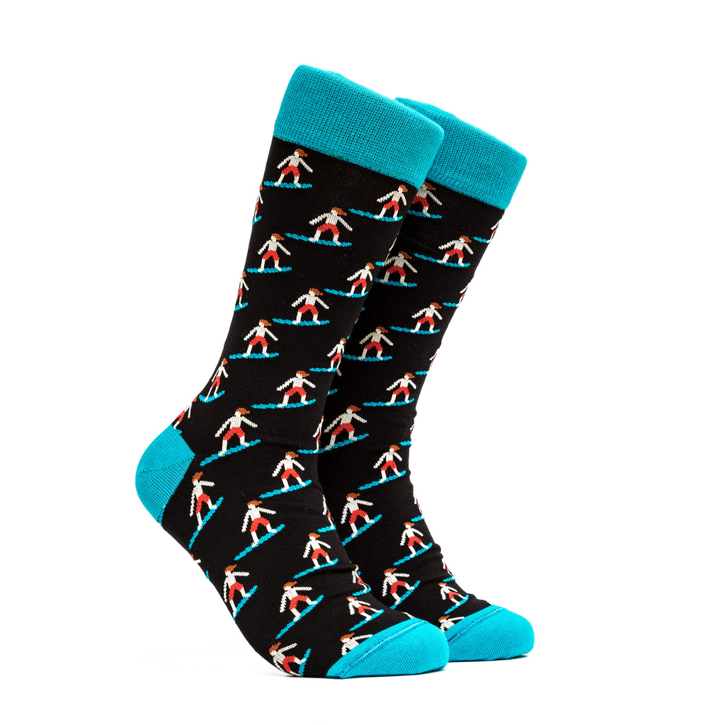 Surfer Boy Socks - Color Black