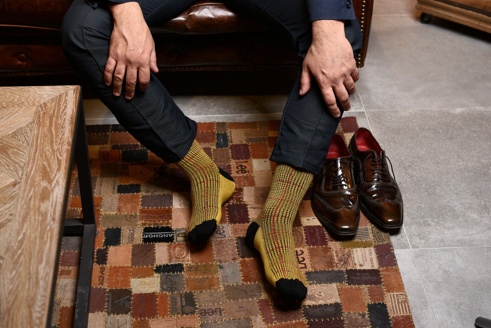 Optimus - Mens Dress socks - Color Yellow Zicci Socks Optimus - Mens Dress socks - Color Yellow Zicci Socks