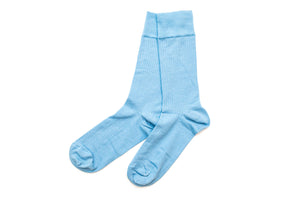 Men's Ribs Socks - Color Blue