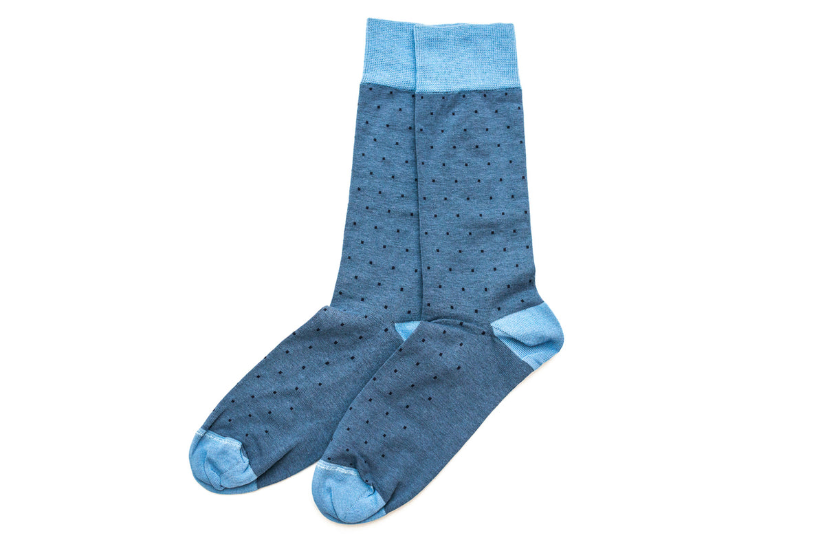 Men's Mars Dots - Color Turkish Blue – Zicci Socks