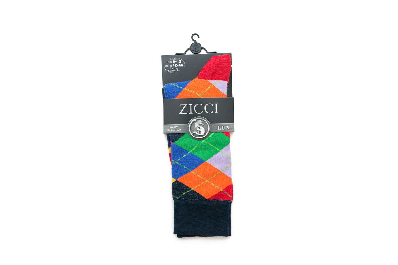 Men's ZICCI - Crazy Argyle - Color Red