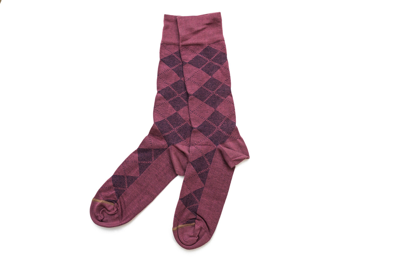 Men's Zicci Crazy Argyle Dress Socks