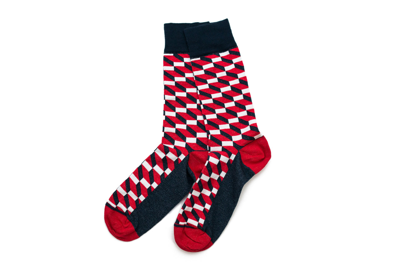 Women's Rubicom Sock - Color Red
