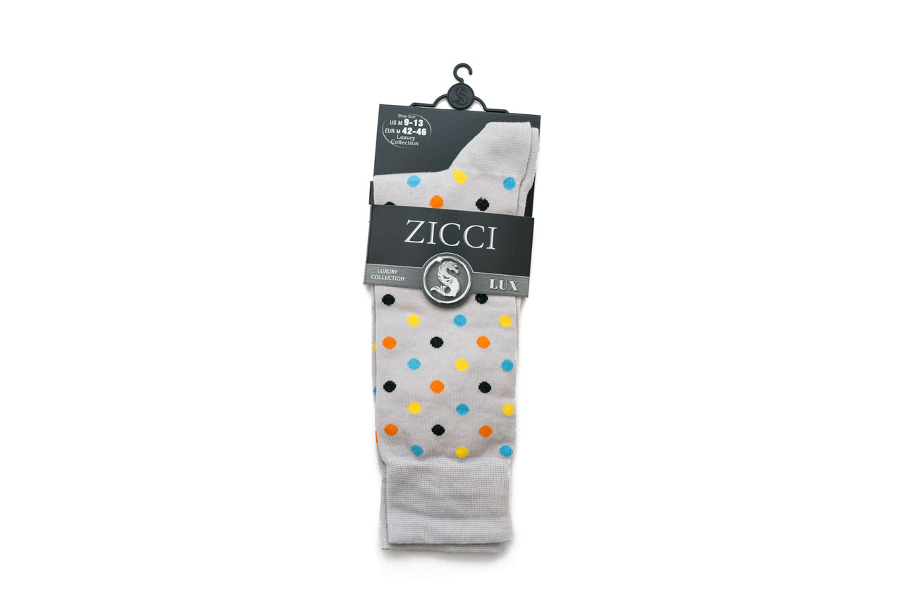 Women's Space small dots Sock - Color Grey