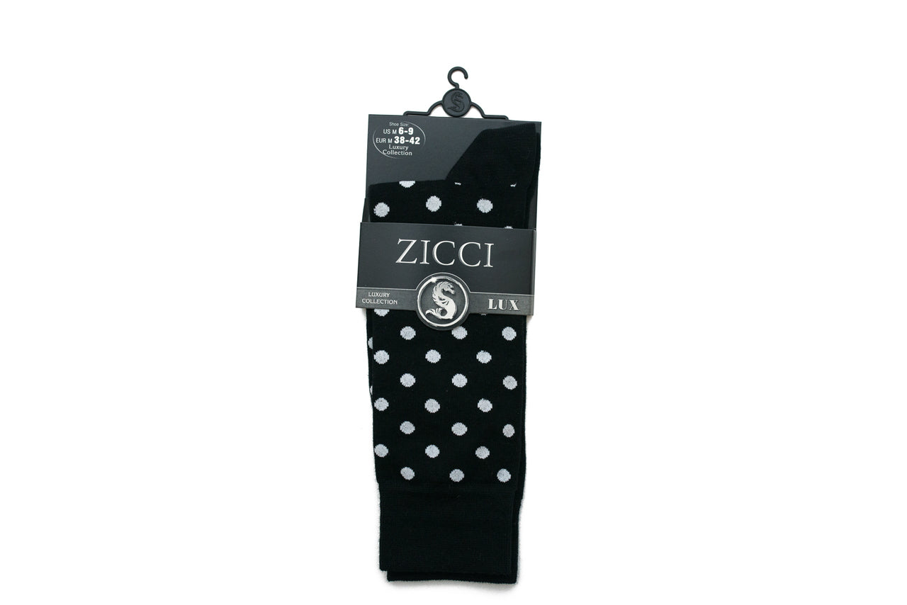 Women's Space small dots Sock - Color Black