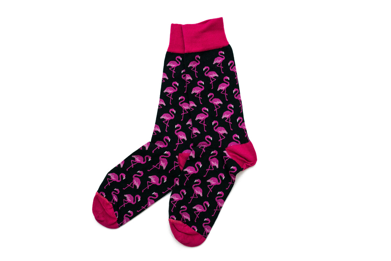 Flamingo Sock - Color Black