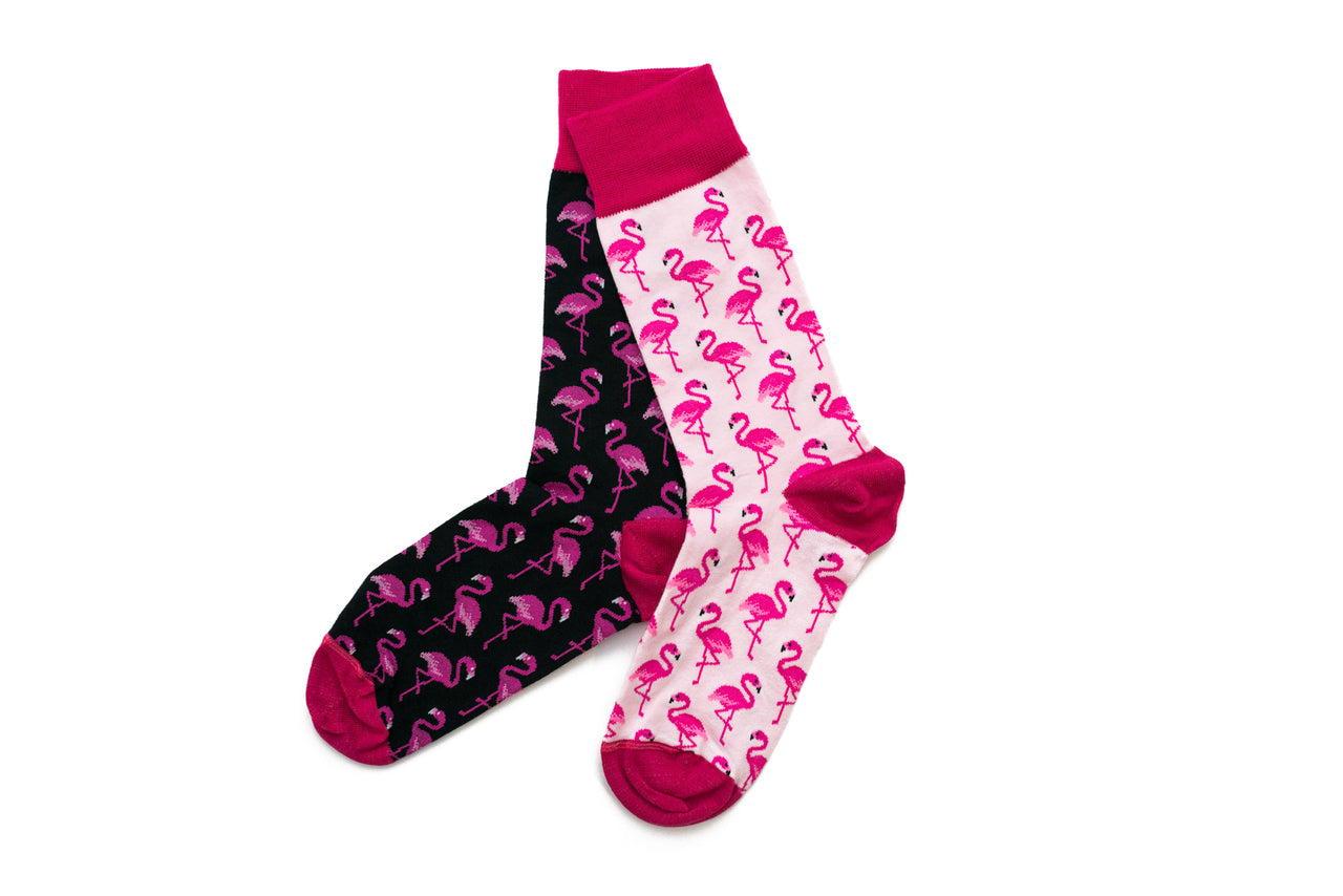 Flamingo Socks Combo 2 Pairs