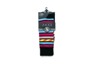 Men's Multi Color Lines Sock
