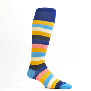 Zicci Women's 5-Pair Lines Knee High Socks