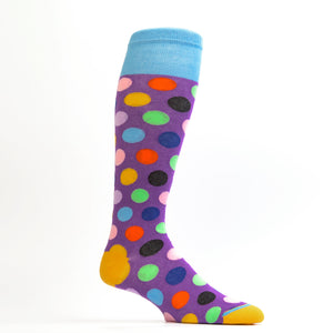 Zicci Women's 5-Pair Huge Dots Knee High Socks