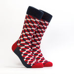 Men's Rubicom Sock - Color Red