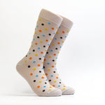 Women's Space small dots Sock - Color Grey
