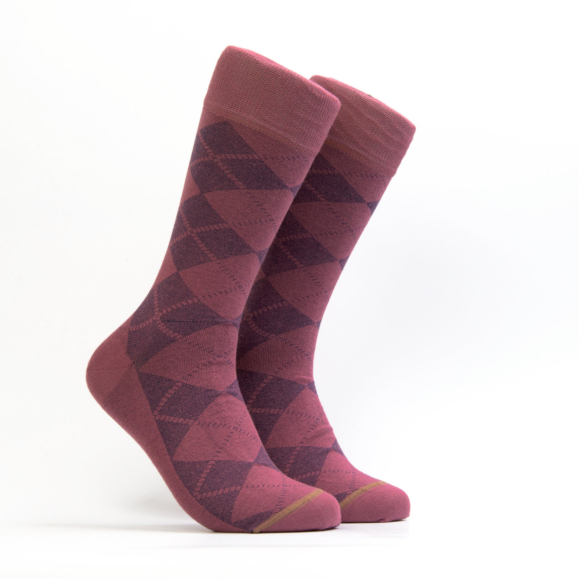 Men's Zicci Crazy Argyle Dress Socks - Color Purple Zicci Socks Men's Zicci Crazy Argyle Dress Socks - Color Purple Zicci Socks
