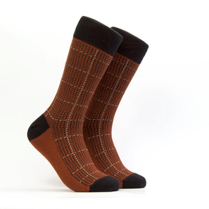 Optimus - Mens Dress socks - Color Brown