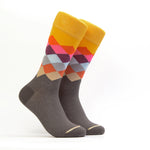 Women's  Rainbow Sock - Color Yellow